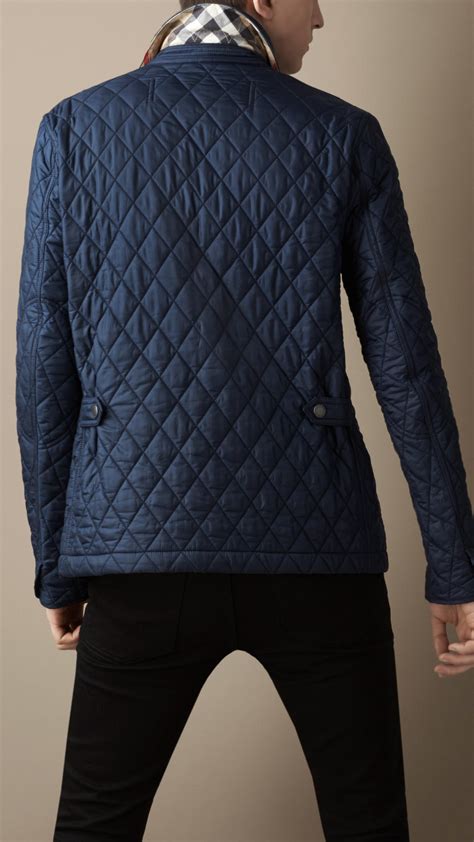 burberry blue sport jacket|burberry quilted jackets for men.